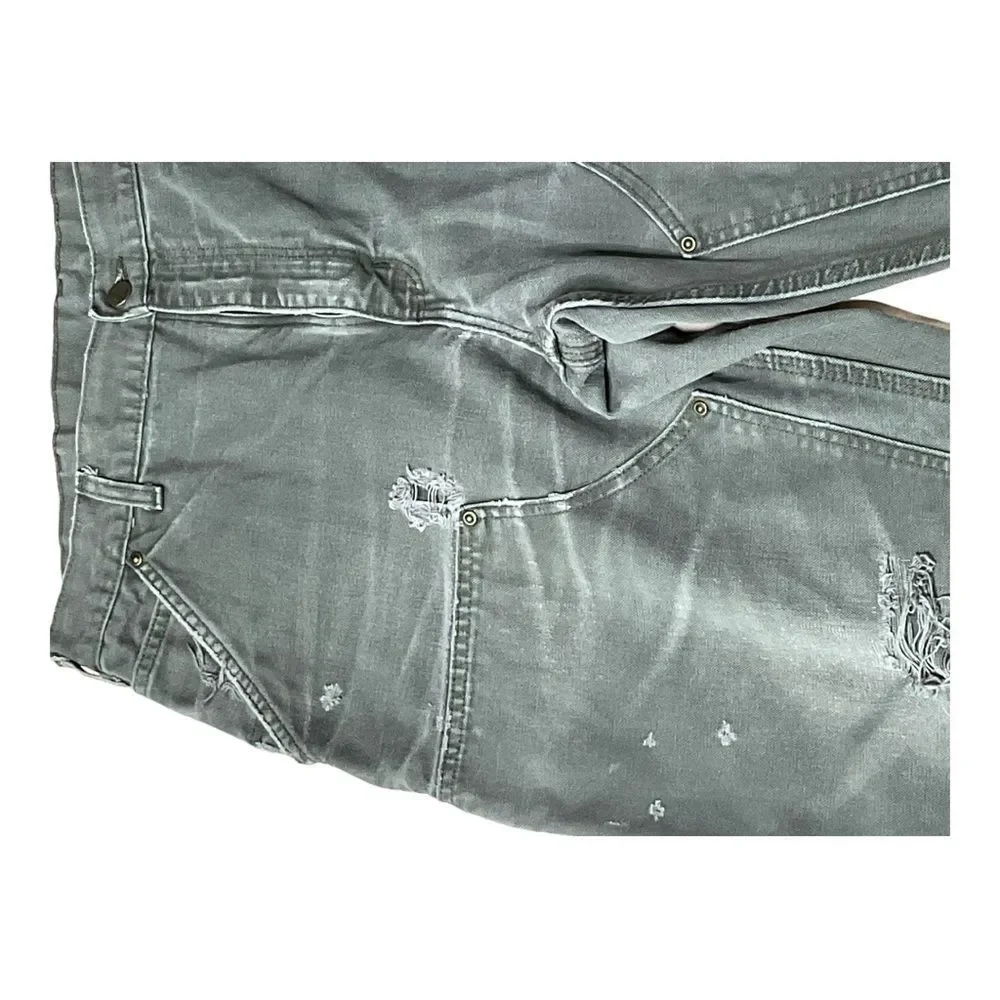 Carhartt Canvas Carpenter Distressed Cargo Pants Size W34/L32 - Picture 15 of 15